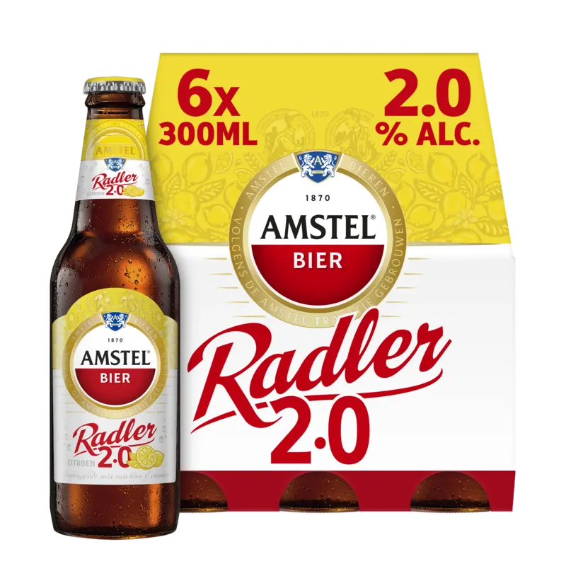 Radler Citroen Bier Fles 6-pack