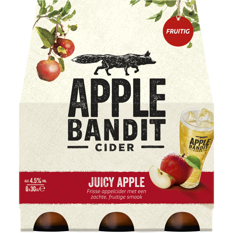 Een afbeelding van Apple Bandit Juicy apple cider 6-pack