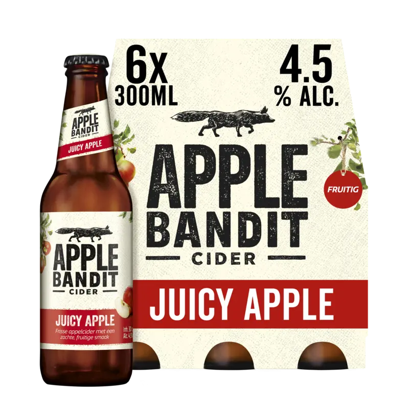 Cider Juicy Apple Fles 6-pack