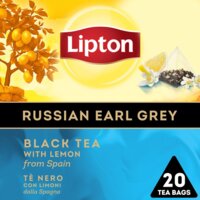 Een afbeelding van Lipton Russian earl grey black tea lemon