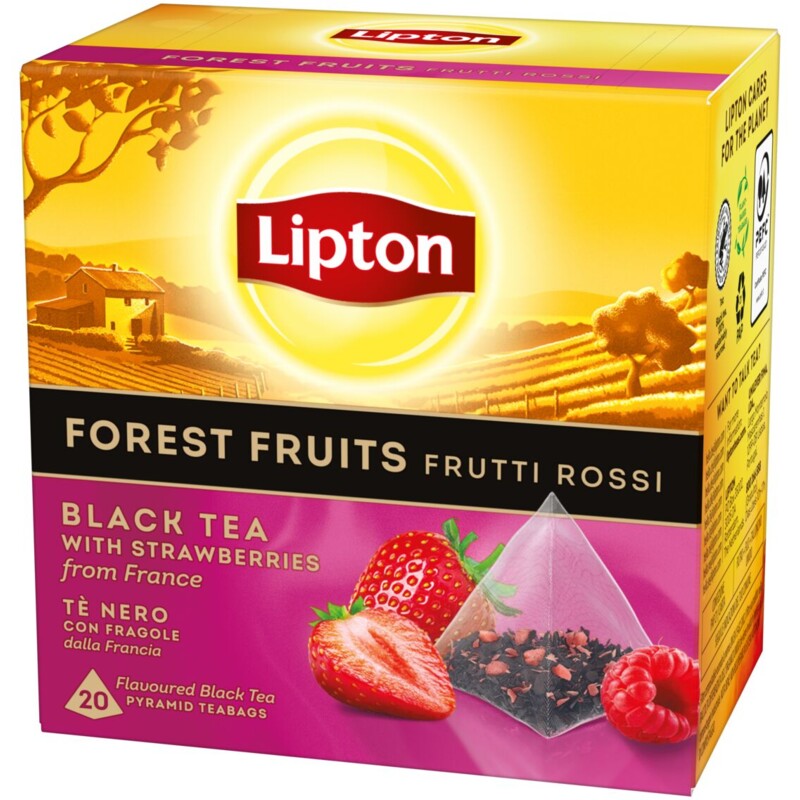 Een afbeelding van Lipton Forest fruits black tea
