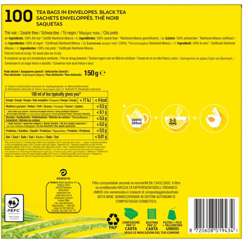 Een afbeelding van Lipton Yellow label