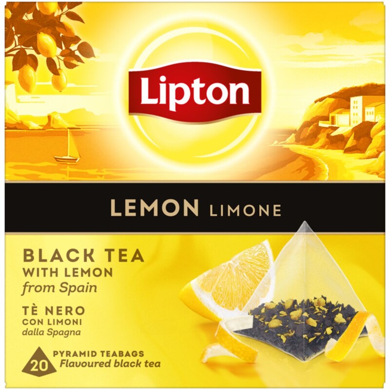 Een afbeelding van Lipton Lemon black tea