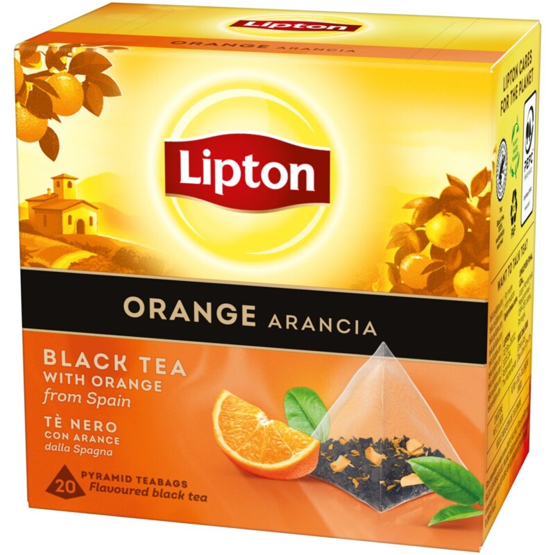 Een afbeelding van Lipton Orange arancia