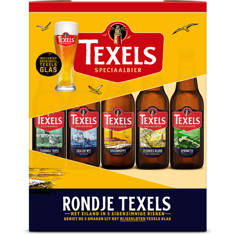 Een afbeelding van Texels Rondje texels bier 5-pack