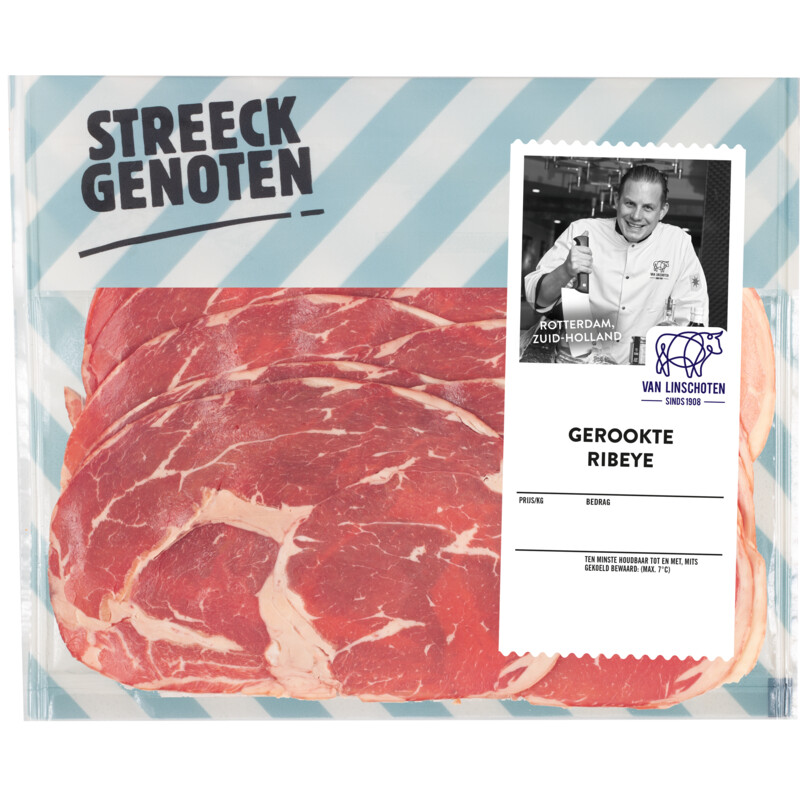 Een afbeelding van Streeckgenoten Gerookte ribeye
