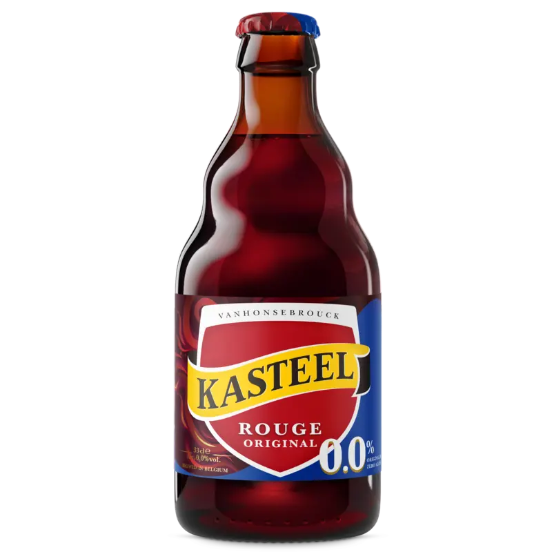 Kasteel - Rouge - 0.0% Alcoholvrij - Fles - 330ML