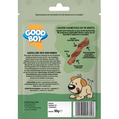 pdp-image-Good boy Lekkere kauwsticks kip en wortel