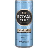 Een afbeelding van Royal Club Mocktails gin tonic flavour 0% alcohol