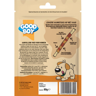 pdp-image-Good boy Lekkere kauwsticks kip met kaas