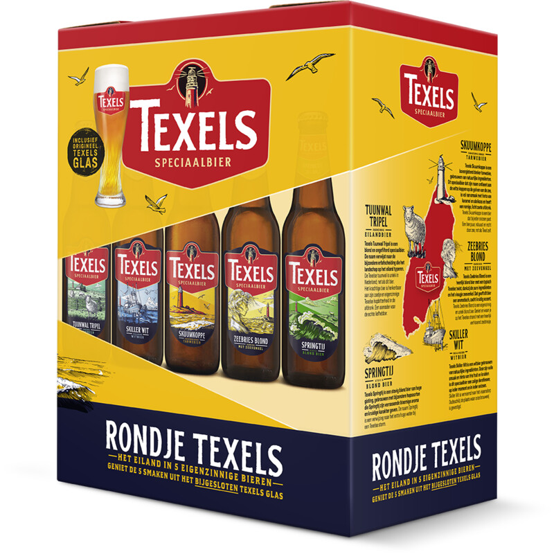Een afbeelding van Texels Rondje texels bier 5-pack