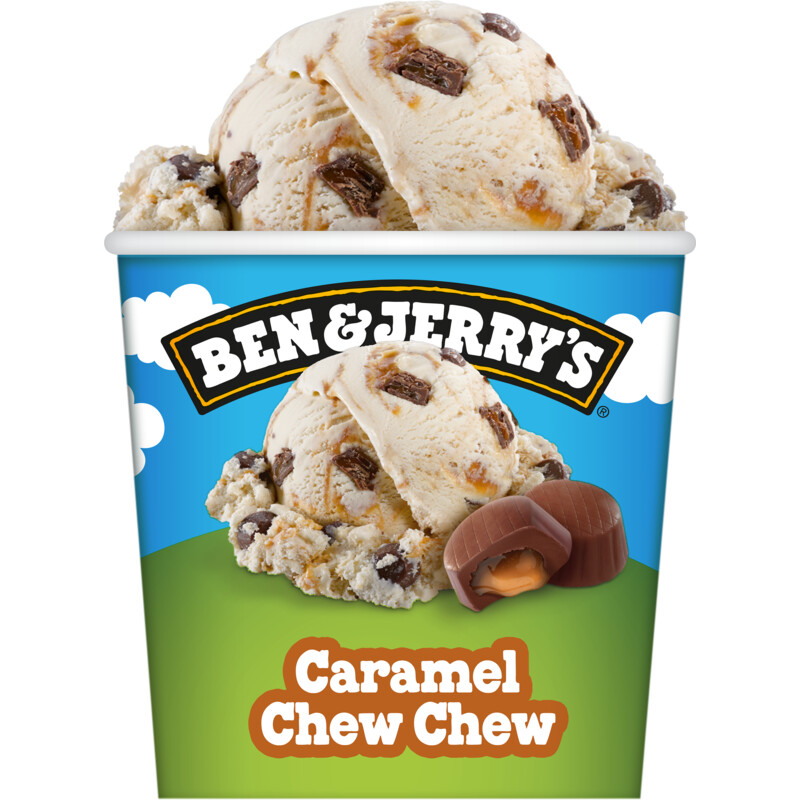 Een afbeelding van Ben & Jerry's Caramel chew chew