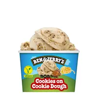 Ben & Jerry's Non-dairy cookies on cookie dough