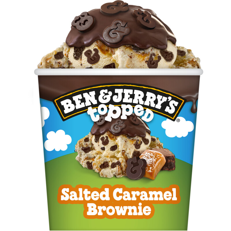 Een afbeelding van Ben & Jerry's Salted caramel brownie
