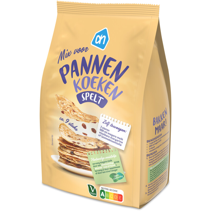 Een afbeelding van AH Mix voor pannenkoeken spelt