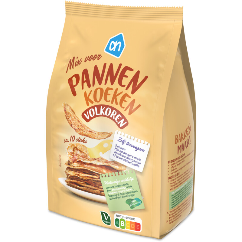 Een afbeelding van AH Mix voor pannenkoeken volkoren