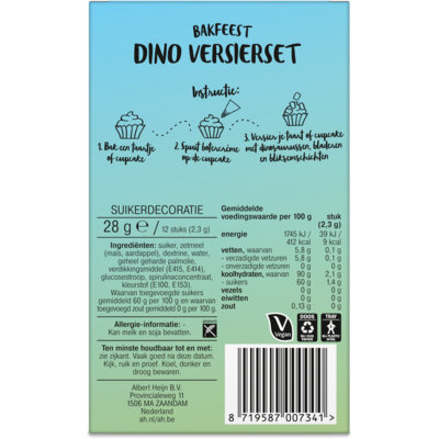 pdp-image-AH Bakfeest versierset dino