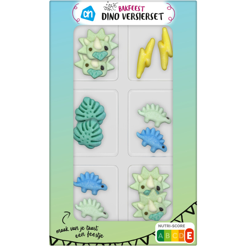 Bakfeest versierset dino - 5643