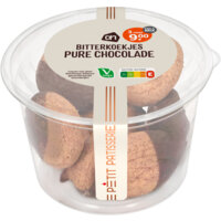 Afbeelding van Bitterkoekjes pure chocolade