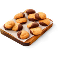 Een afbeelding van AH Bitterkoekjes pure chocolade