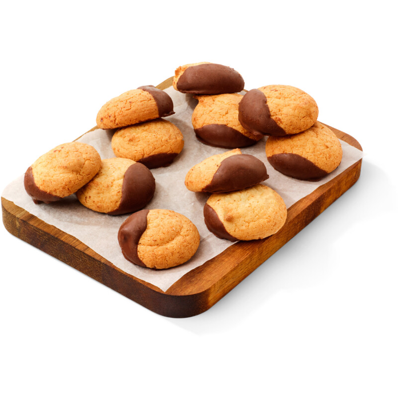 Een afbeelding van AH Bitterkoekjes pure chocolade