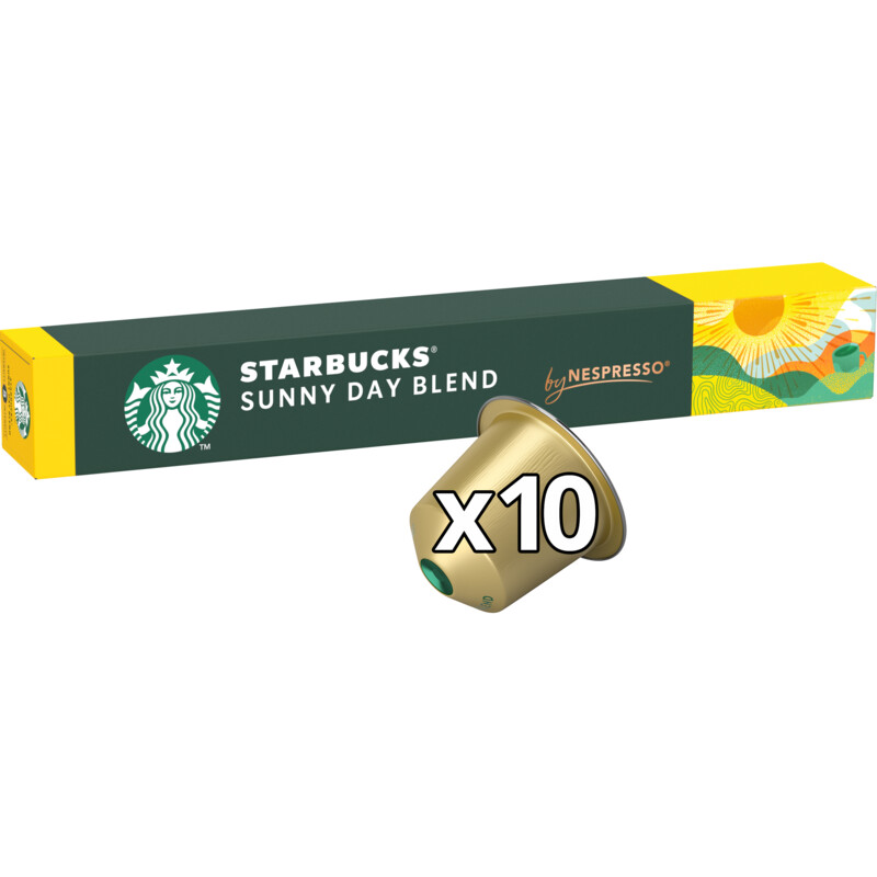 Een afbeelding van Starbucks Nespresso sunny day blend capsules
