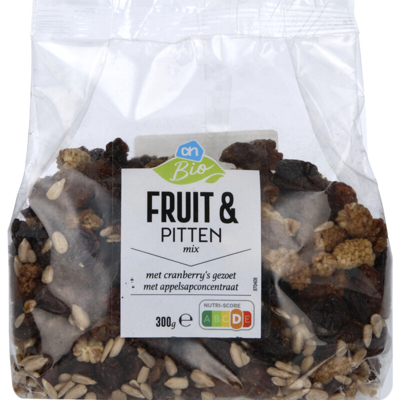 Een afbeelding van AH Biologisch Fruit & pitten mix