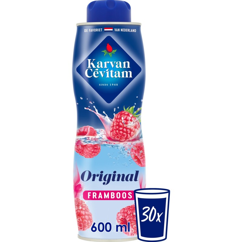 Een afbeelding van Karvan Cévitam Original framboos siroop