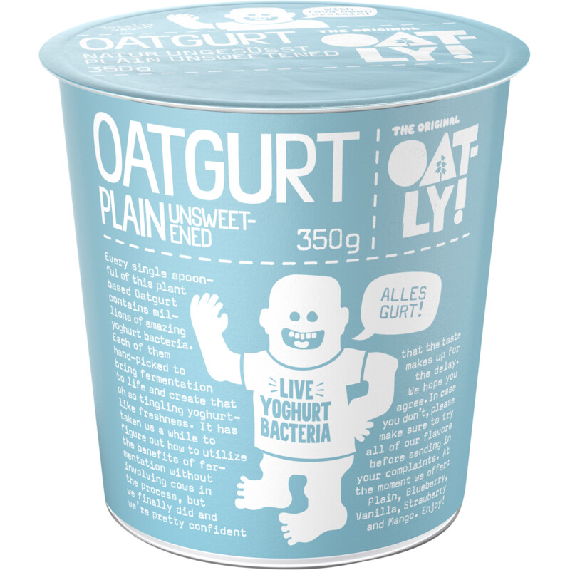 Een afbeelding van Oatly! Oatgurt naturel