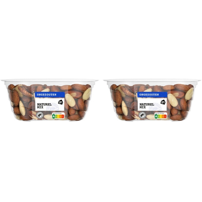 Een afbeelding van AH Notenmix ongezouten 2-pack