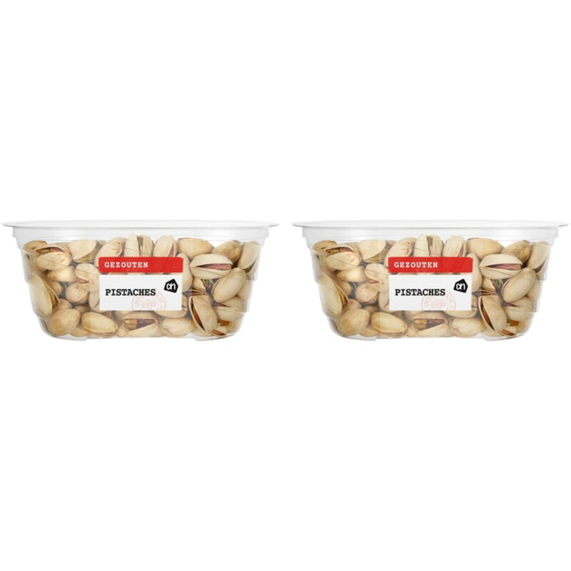 Een afbeelding van AH Pistachenoten gezouten 2-pack
