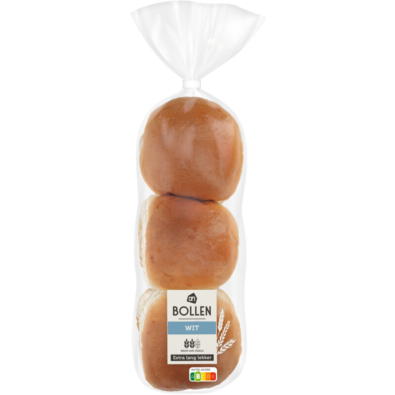 Een afbeelding van AH Extra lang lekker witte bollen 6st
