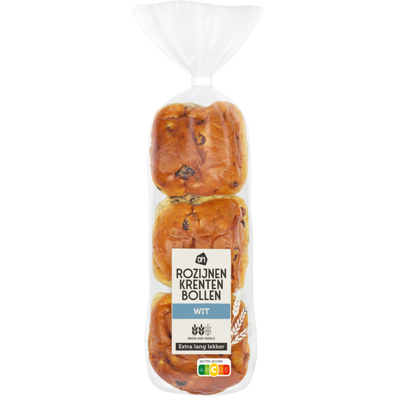 Een afbeelding van AH Extra lang lekker rozijnen krent bol 6st