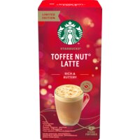 Een afbeelding van Starbucks Toffee nut latte oploskoffie