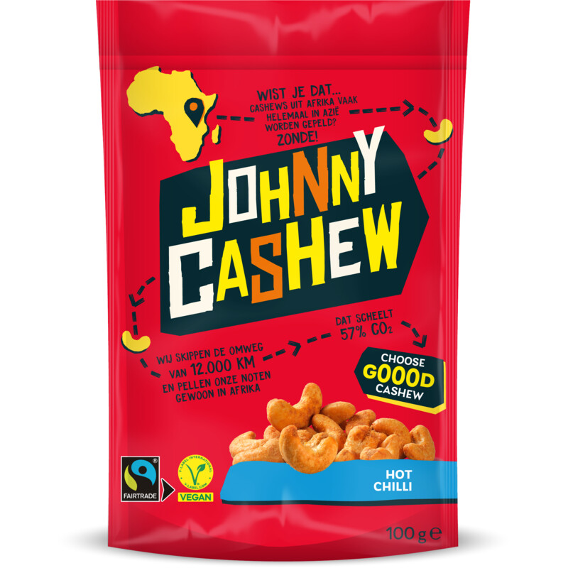 Een afbeelding van Johnny Cashew Hot chili