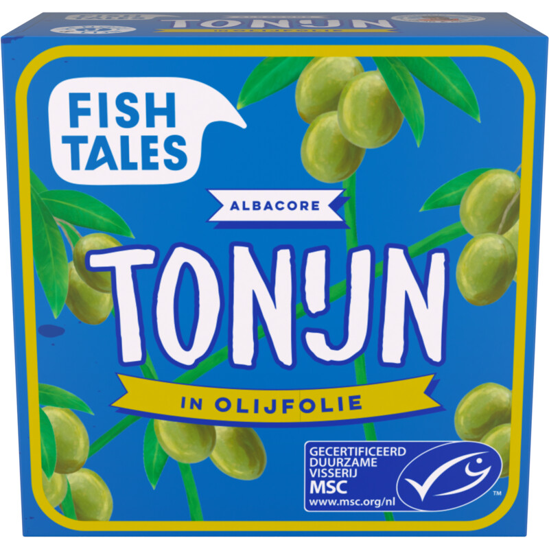 Een afbeelding van Fish Tales Witte tonijn in olijfolie