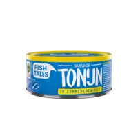 Fish Tales Skipjack tonijn in zonnebloemolie