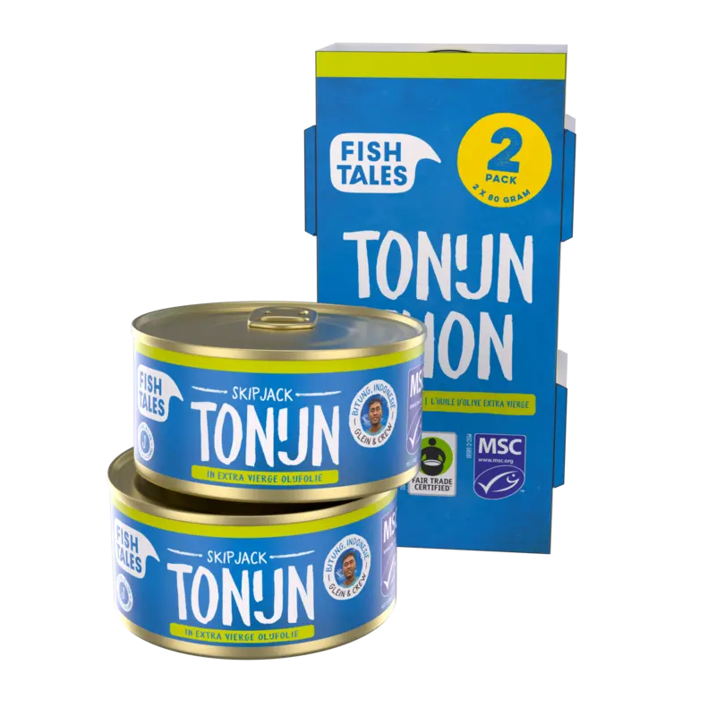 Fish Tales Skipjack tonijn in olijfolie 2-pack