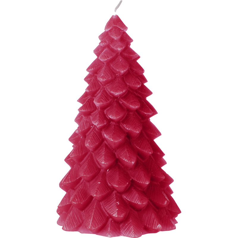 Kerstbal kerstboom mat - 8 cm - wit