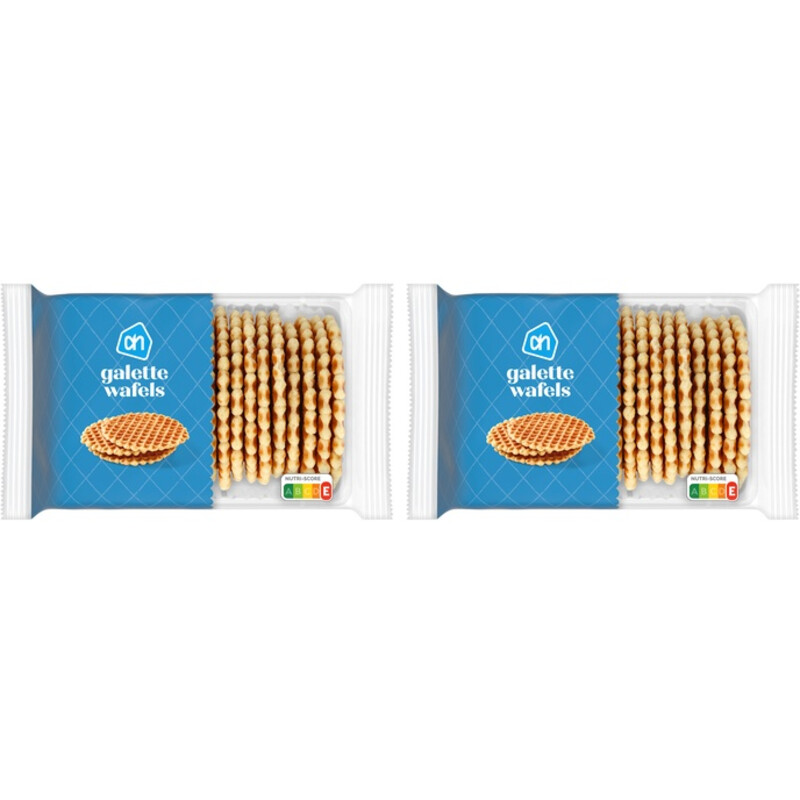 Een afbeelding van AH Galette wafels 2-pack