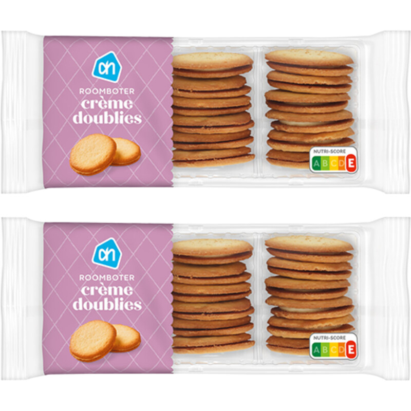 Een afbeelding van AH Roomboter crème doublies 2-pack