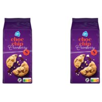 Een afbeelding van AH chocchip cranberry 2-pack