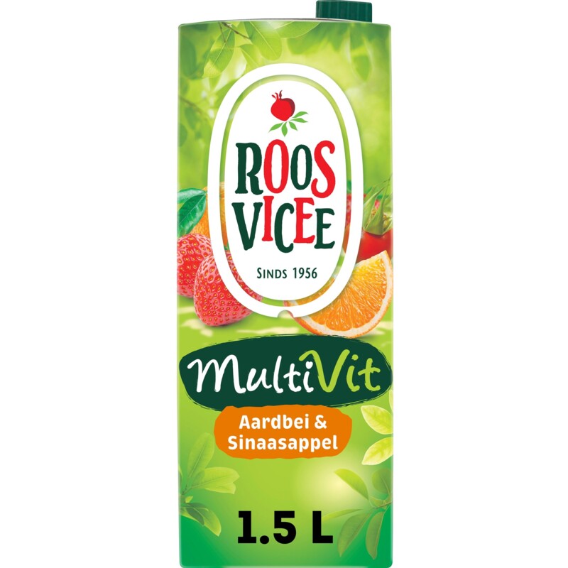 Een afbeelding van Roosvicee Multivit aardbei-sinaasappel