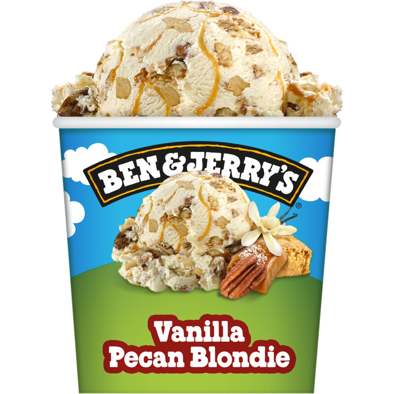 Een afbeelding van Ben & Jerry's Vanilla pecan blondie