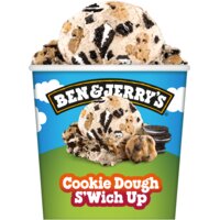 Ben & Jerry's Cookie dough s'wich up