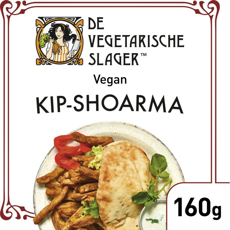Een afbeelding van Vegetarische Slager Vegan kip-shoarma