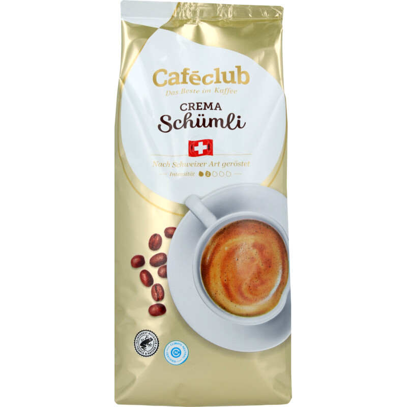 Een afbeelding van Caféclub Kaffeebohnen schweizer schumli
