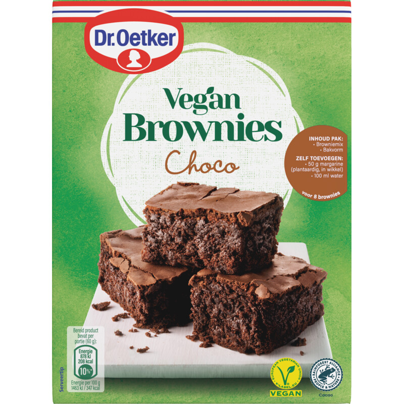 Een afbeelding van Dr. Oetker Vegan brownies choco