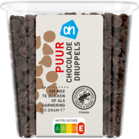 Een afbeelding van AH Puur chocolade druppels