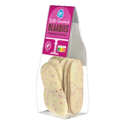 pdp-image-AH Chocolade blaadjes wit framboos